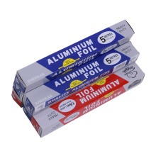 Papel de aluminio de calidad alimentaria para alimentos.